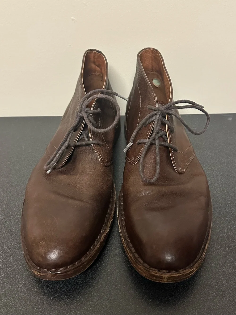 Frye Mark Leather Chukka Boot Brown Leather Mens Size 11 Dress Shoes